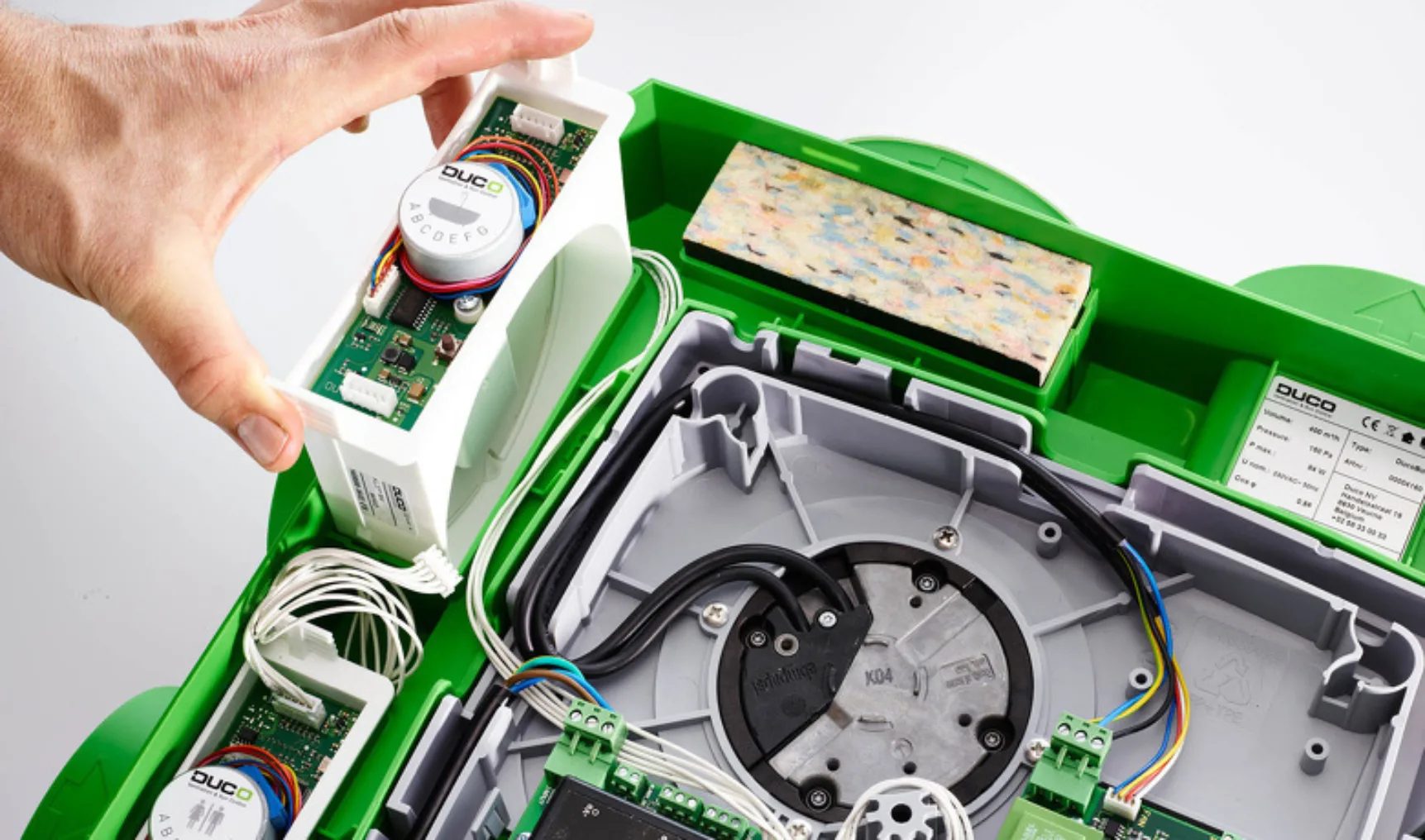 1 Duco Box Focus met regelkleppen