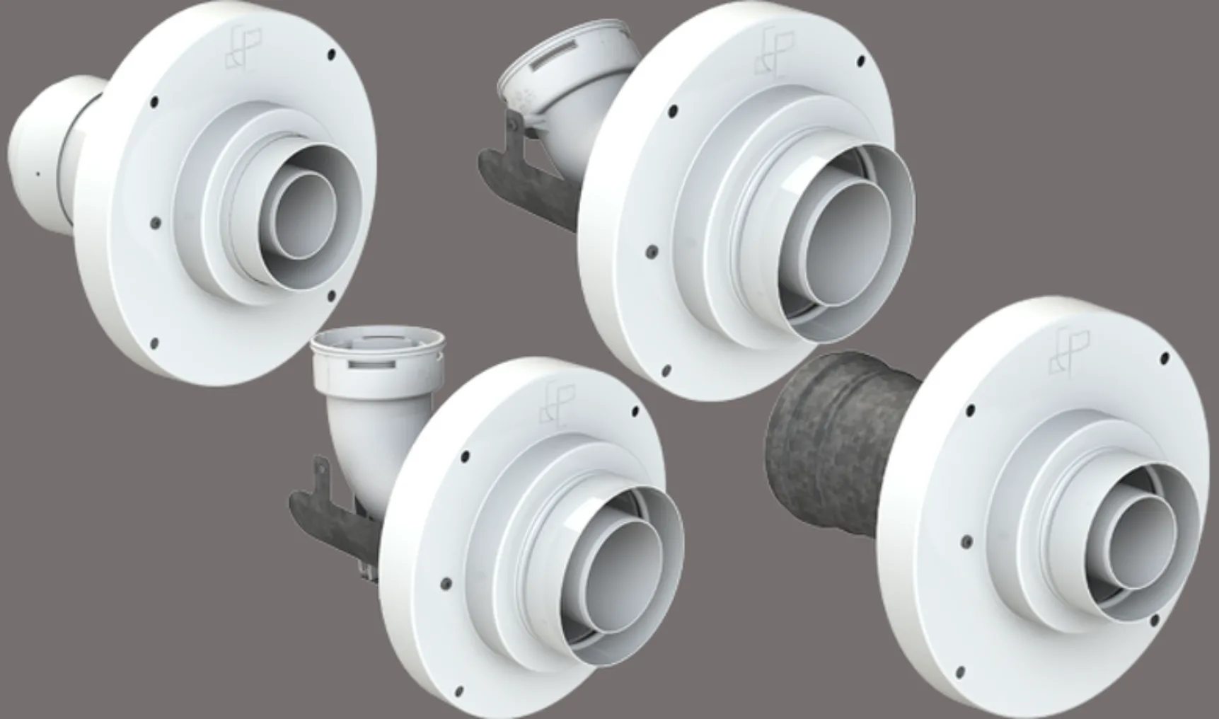 Cox DENS PP Flex muurplaat 650x383px grijs