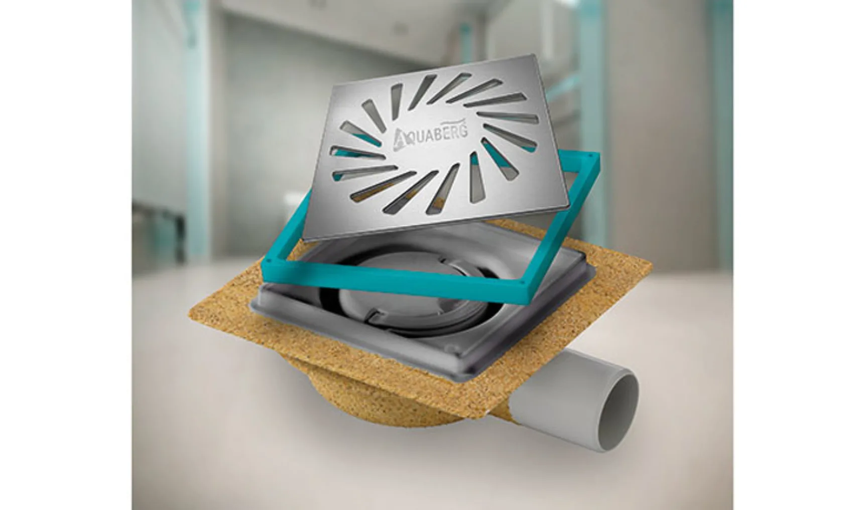 IT202108 Aquaberg vloerput met voegframe 2030 serie
