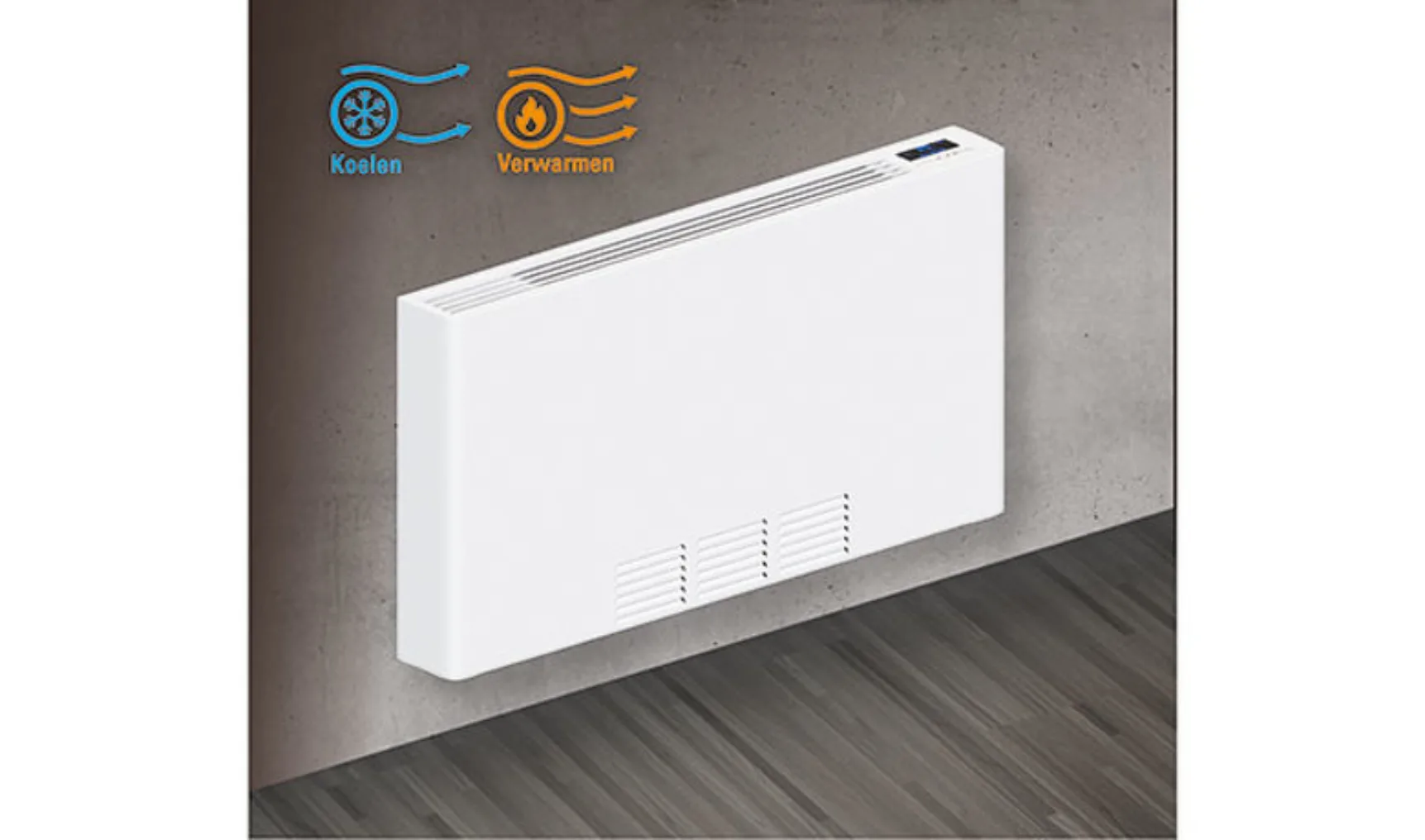IT20211025 DRL LUCCA Ventilconvector VNT 6000 L 1094 WIT Muur Vloer2x Icoon SFEER HR