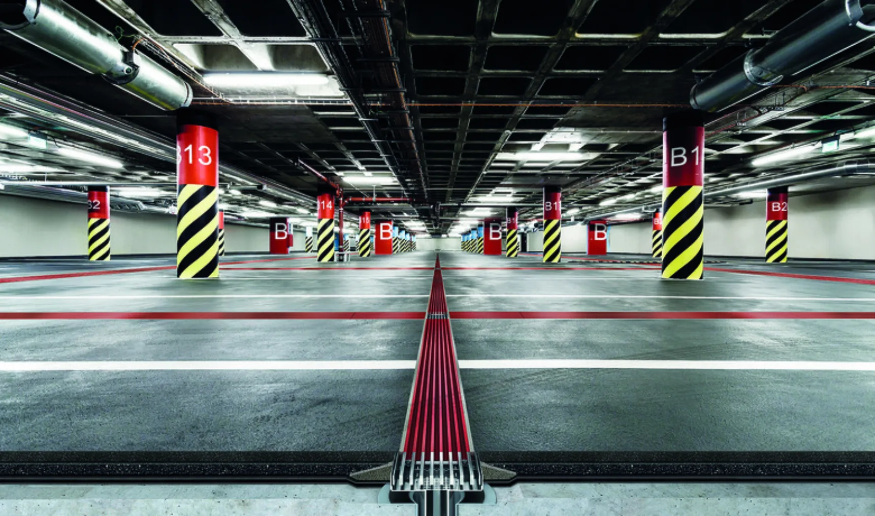 Tiefgarage EVO mit Ablauf