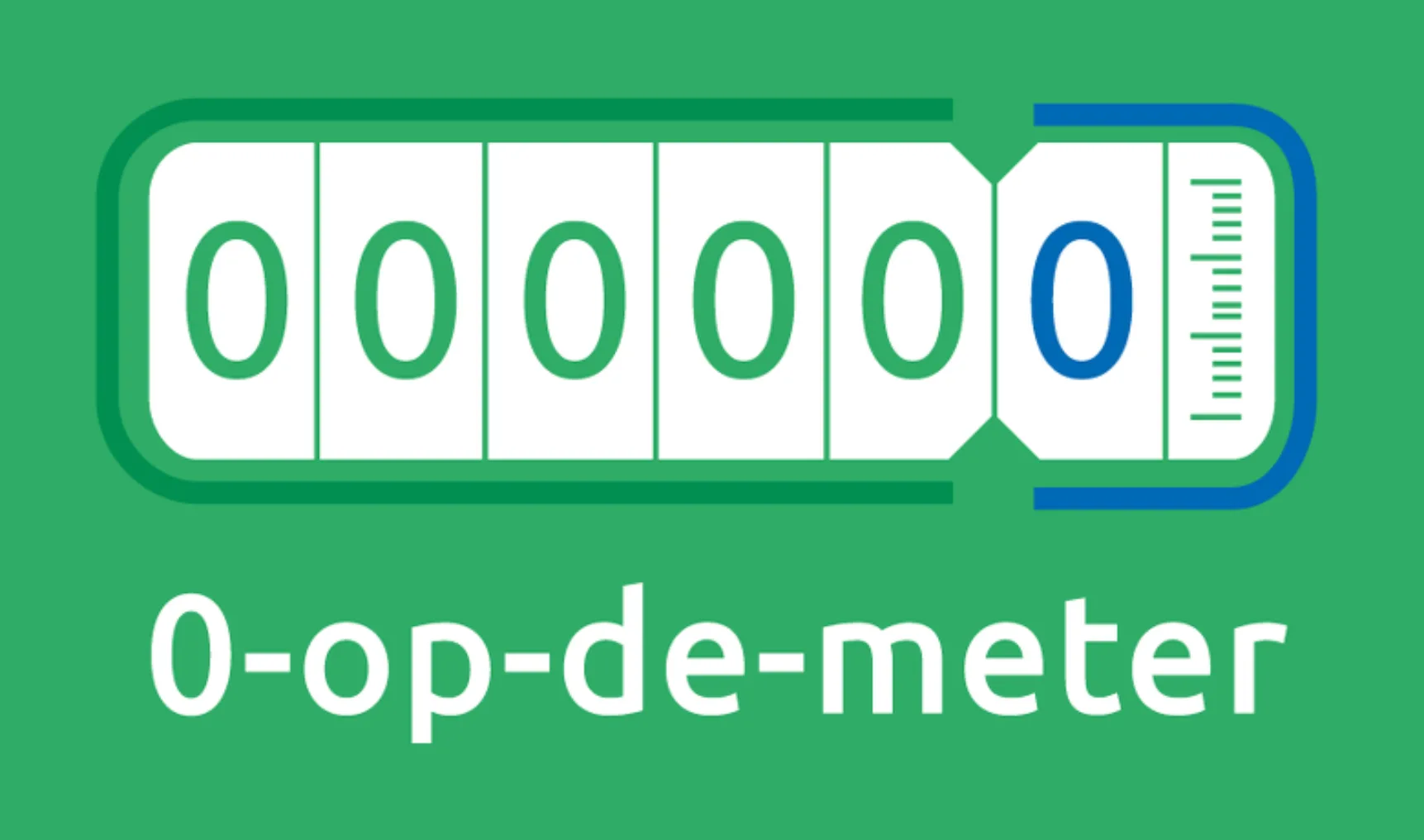 0 op de meter