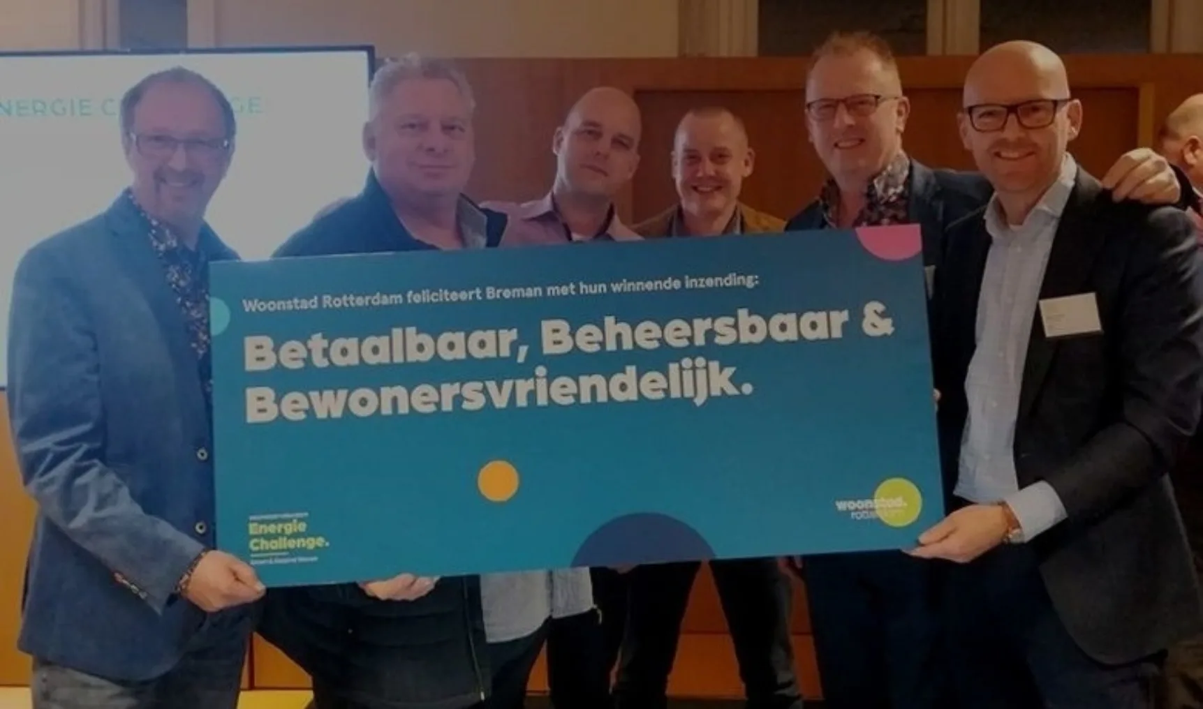 IT 20191213 Breman ITHO Daalderop winnaars Woonstad Rotterdam Energie Challenge