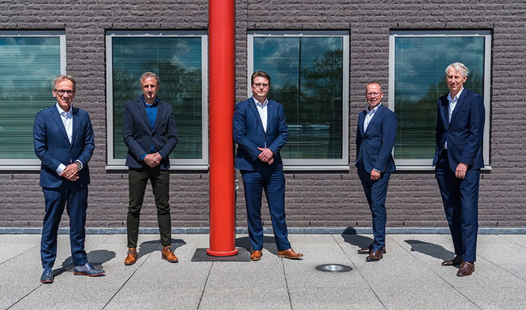 IT202105 Groepsfoto vlnr John Quist Unica Peter de Vries Pranger Rosier Marc Mulder Pranger Rosier Herbert Rabelink Unica Bert Moser Unica