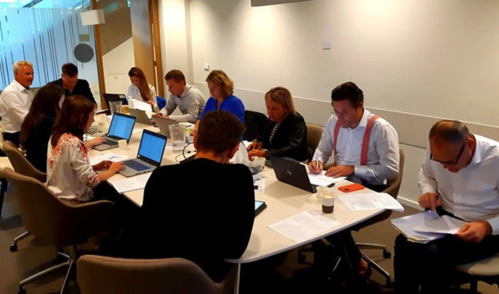 IT202110 Juryberaad over de inzendingen voor de Rabobank Innovation Challenge